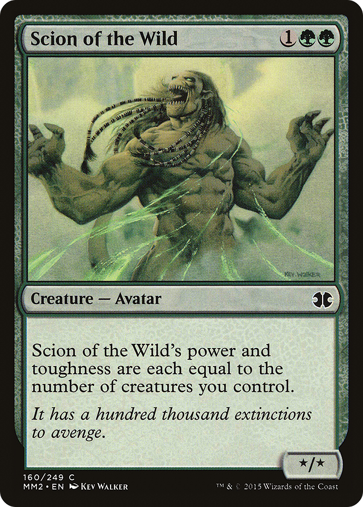 Scion of the Wild (160) Foil - Modern Masters 2015