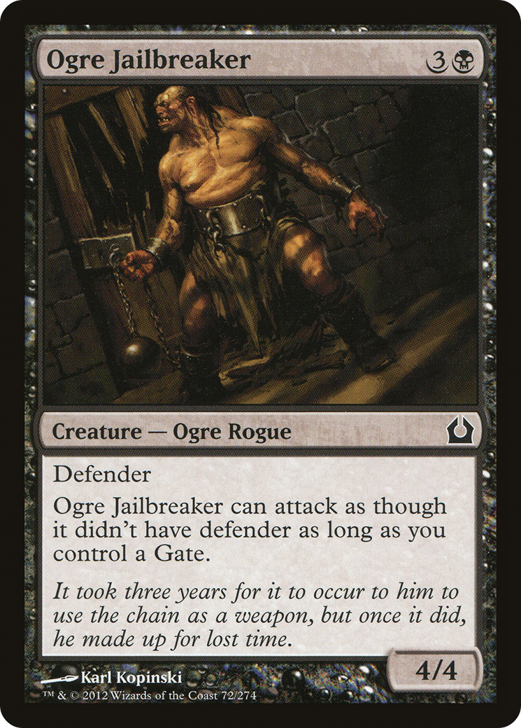 Ogre Jailbreaker (072) Foil - Return to Ravnica