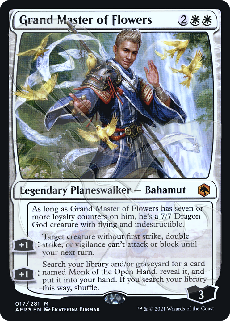 Grand Master of Flowers (017) Foil - Adventures in the Forgotten Realms Promos