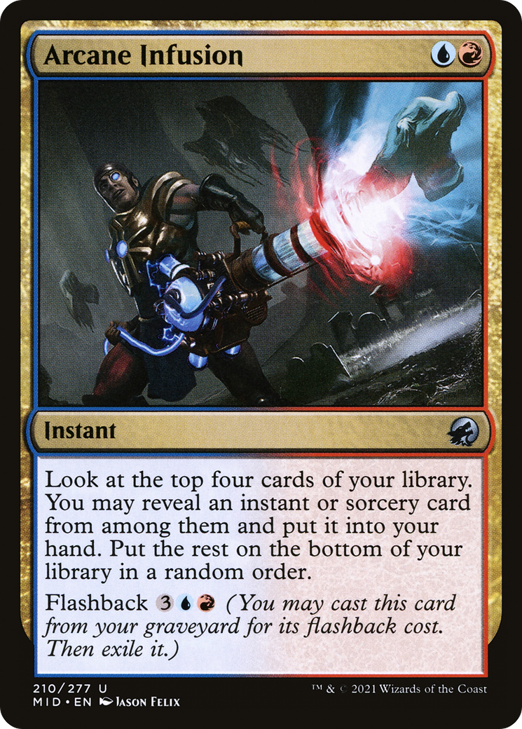 Arcane Infusion (210) Foil - Innistrad: Midnight Hunt