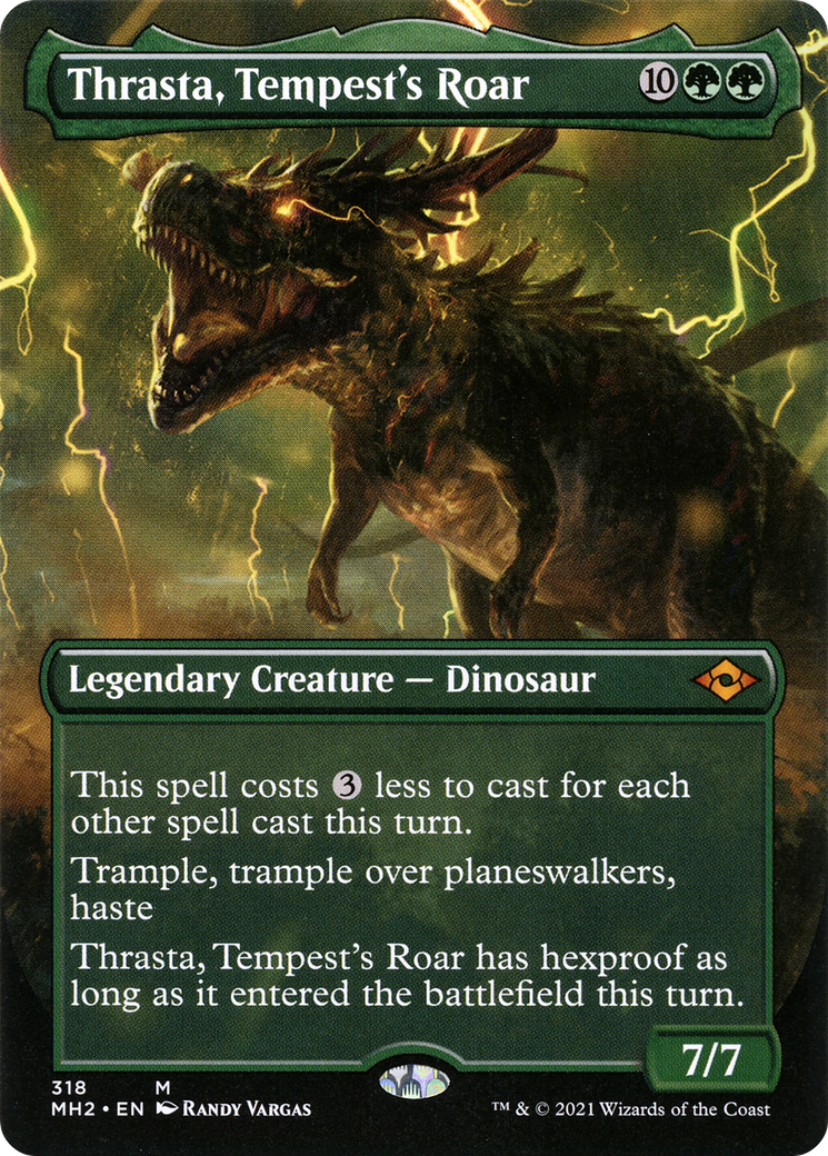 Thrasta, Tempest's Roar (Borderless) (318) - Modern Horizons 2