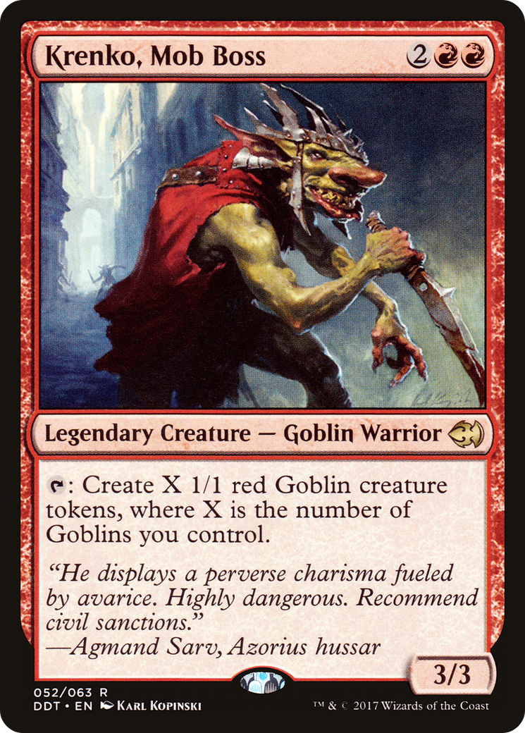 Krenko, Mob Boss (052) - Duel Decks: Merfolk vs. Goblins