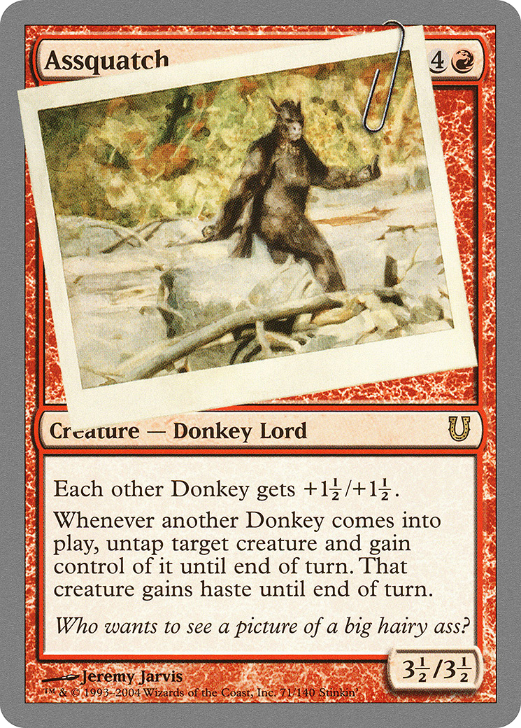 Assquatch (071) Foil - Unhinged