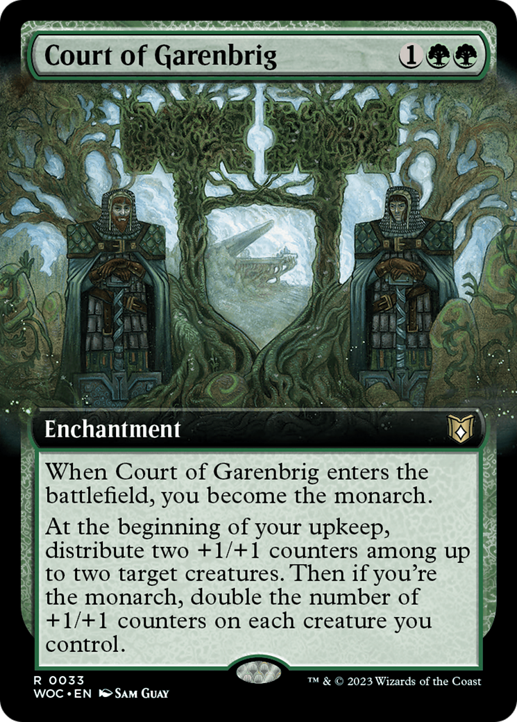 Court of Garenbrig (Extended Art) (033) - Wilds of Eldraine Commander