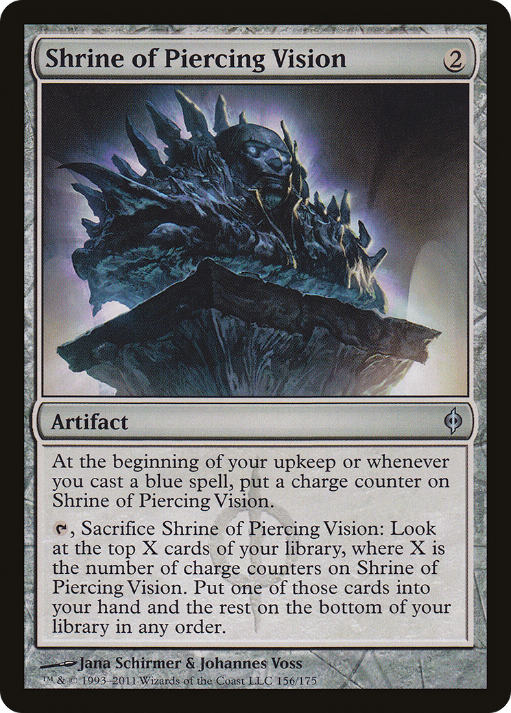 Shrine of Piercing Vision (156) Foil - New Phyrexia