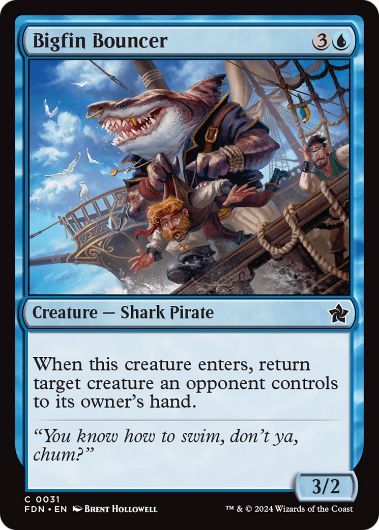 Bigfin Bouncer (031) Foil - Foundations