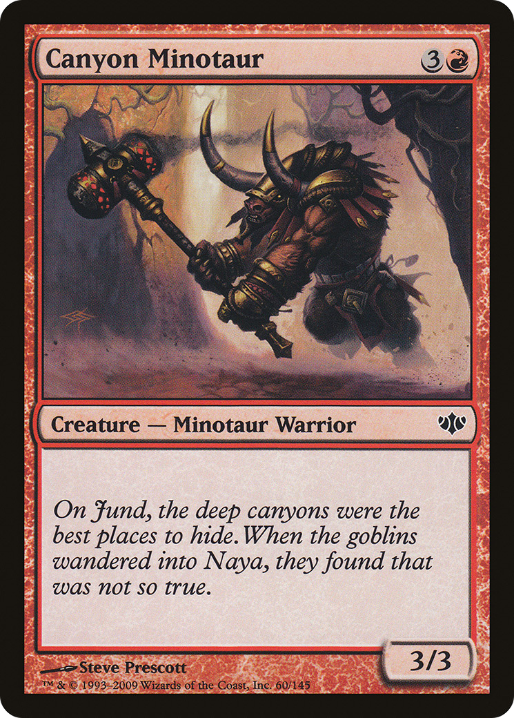 Canyon Minotaur (060) Foil - Conflux