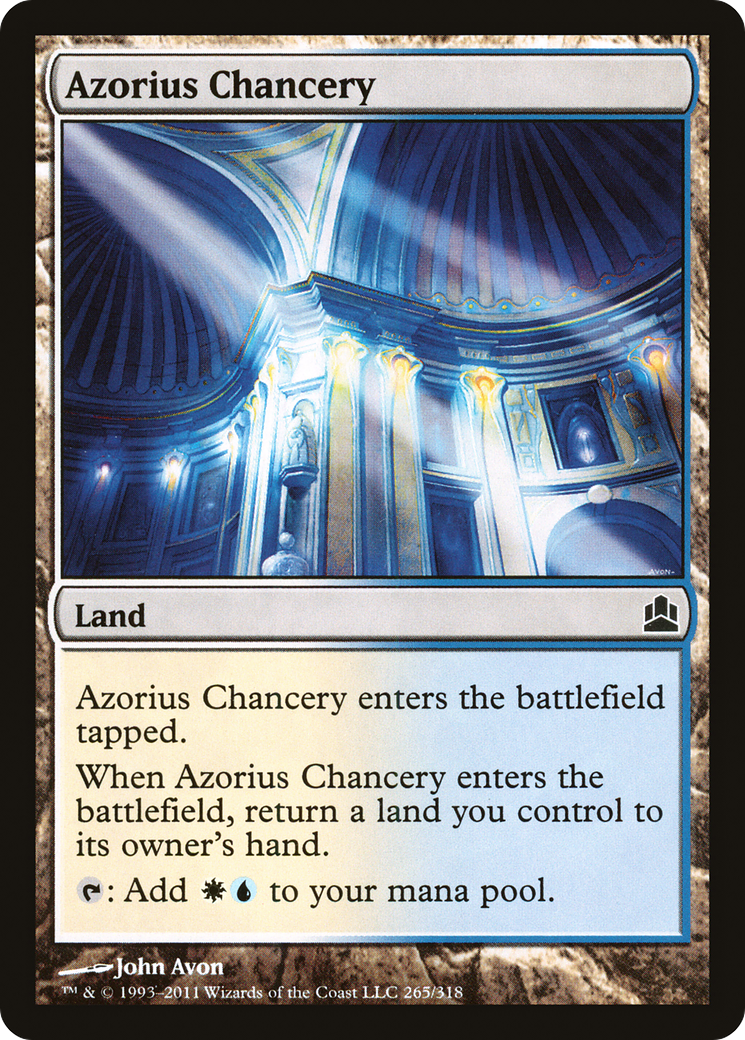 Azorius Chancery (265) - Commander 2011