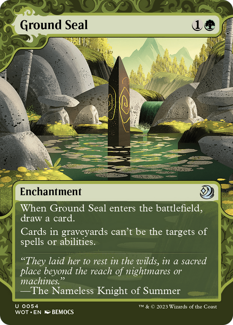 Ground Seal (Showcase) (054) Foil - Wilds of Eldraine: Enchanting Tales