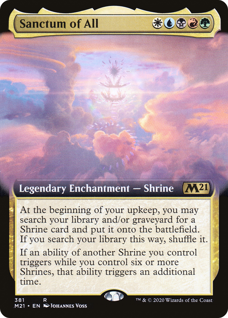Sanctum of All (Extended Art) (381) - Core Set 2021