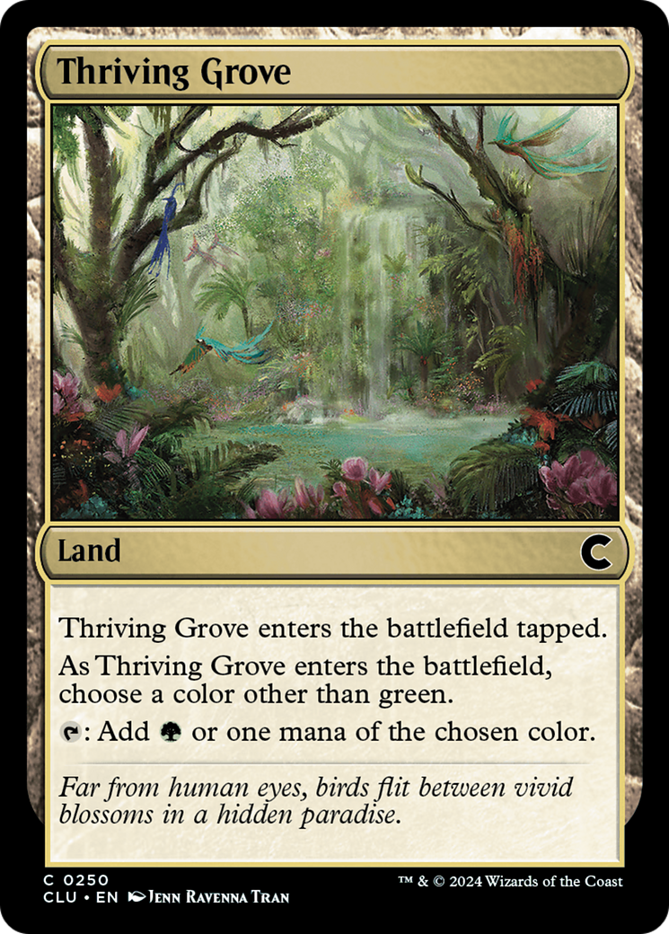 Thriving Grove (250) - Ravnica: Clue Edition
