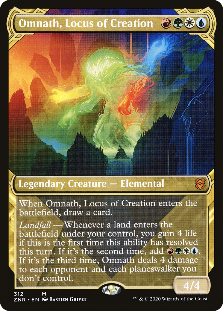 Omnath, Locus of Creation (Showcase) (312) - Zendikar Rising
