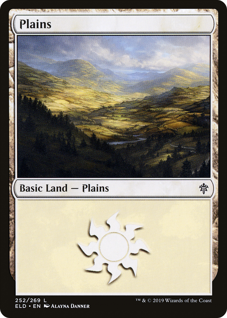 Plains (252) Foil - Throne of Eldraine
