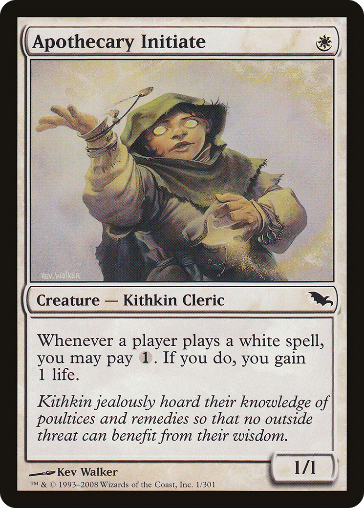 Apothecary Initiate (001) Foil - Shadowmoor