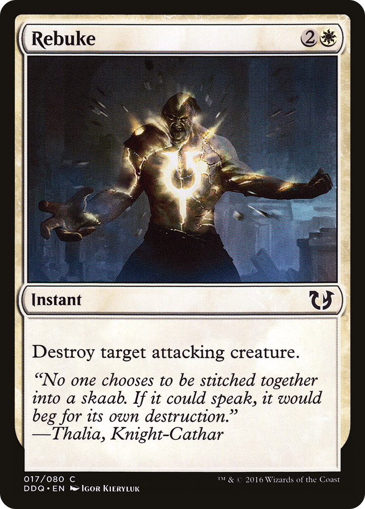 Rebuke (017) - Duel Decks: Blessed vs. Cursed