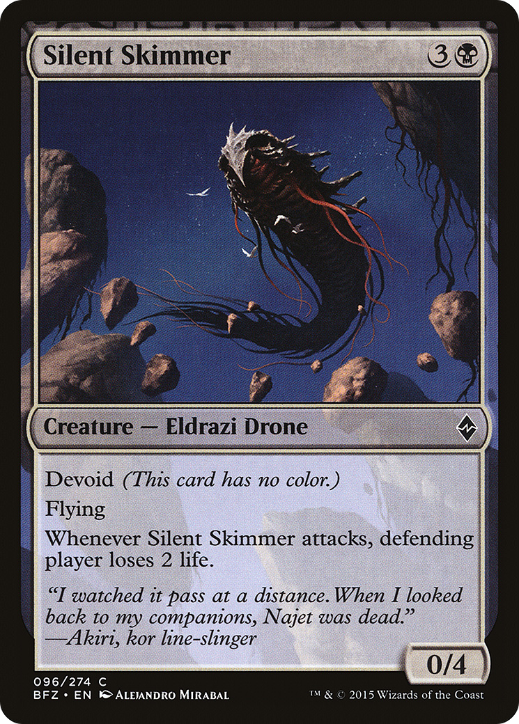 Silent Skimmer (096) Foil - Battle for Zendikar