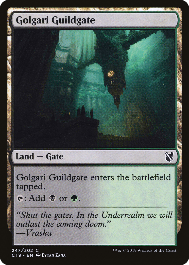 Golgari Guildgate (247) - Commander 2019