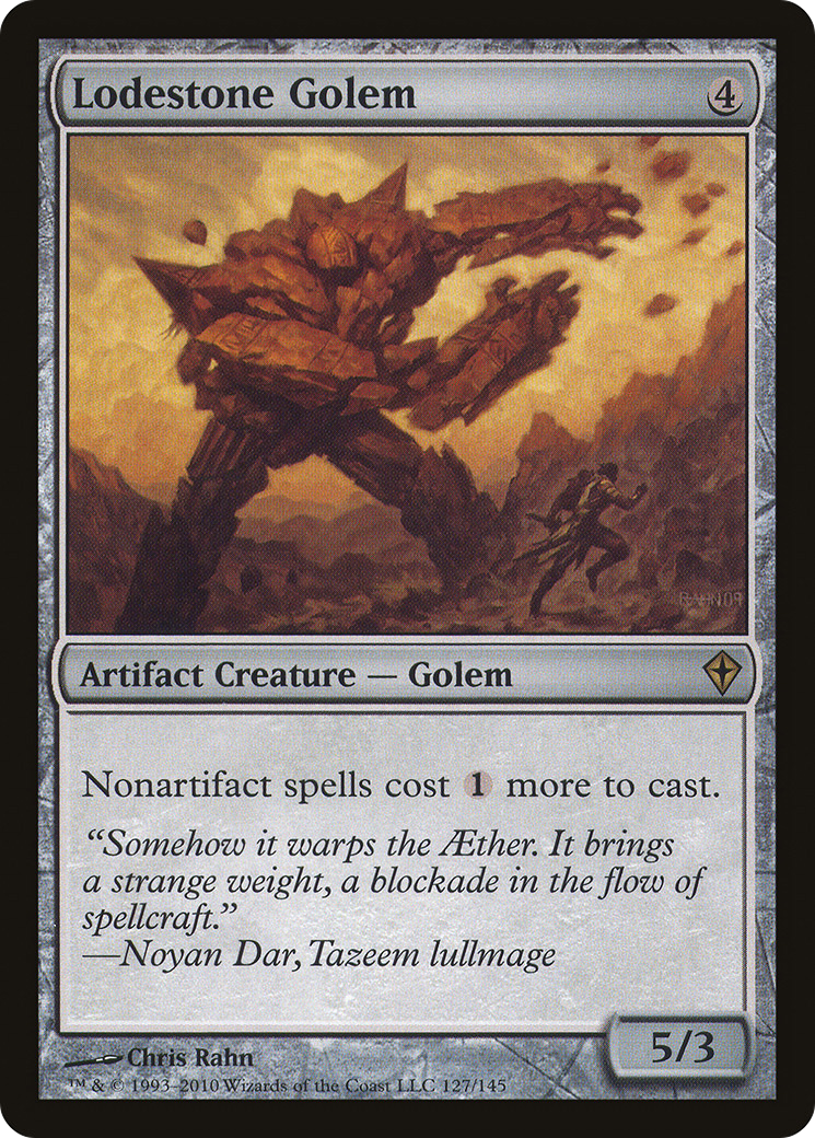 Lodestone Golem (127) Foil - Worldwake