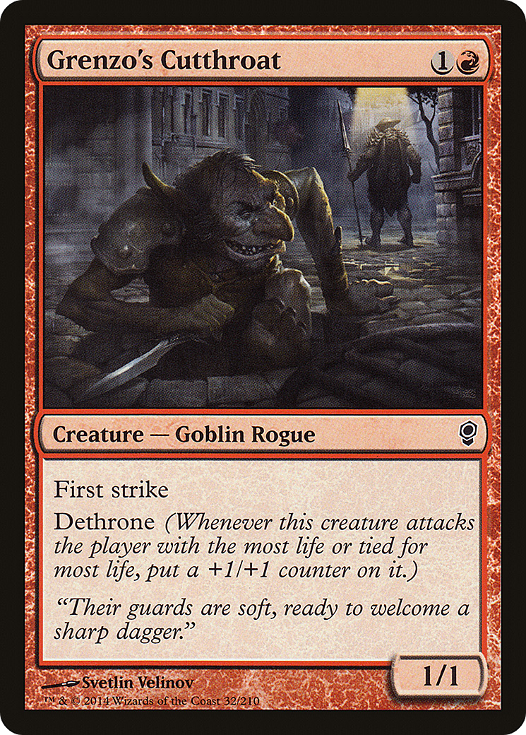 Grenzo's Cutthroat (032) Foil - Conspiracy