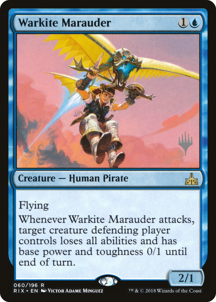 Warkite Marauder (60p) Foil - Rivals of Ixalan Promos