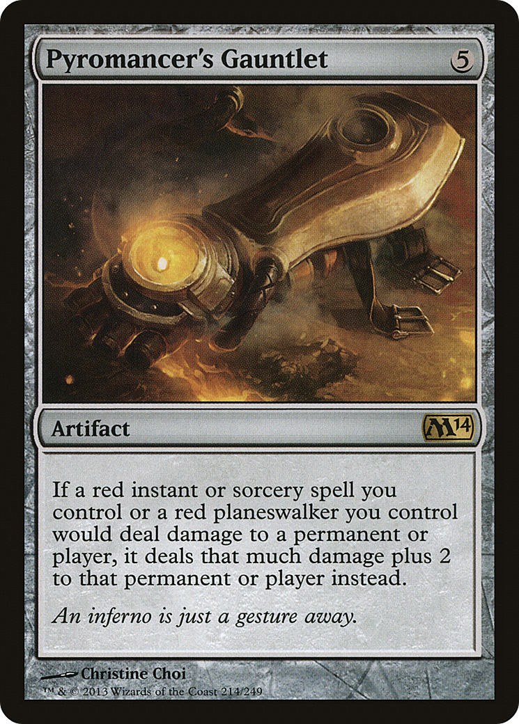 Pyromancer's Gauntlet (214) Foil - Magic 2014