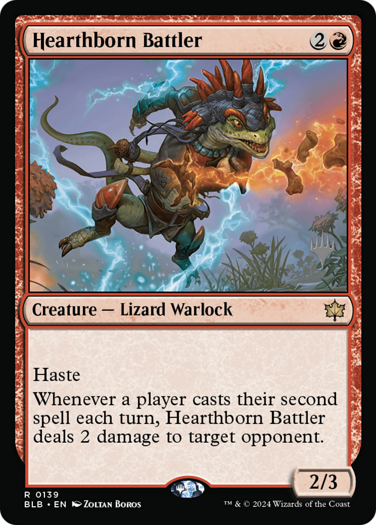 Hearthborn Battler (139) Foil - Bloomburrow Promos