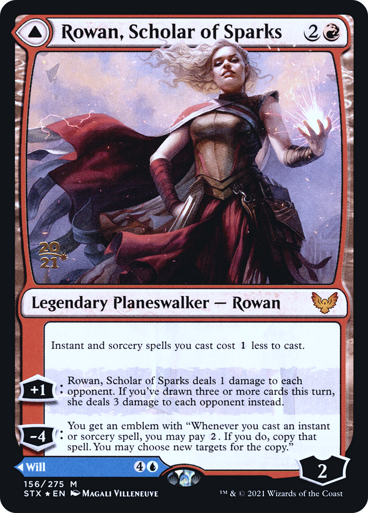 Rowan, Scholar of Sparks (156) Foil - Strixhaven: School of Mages Promos