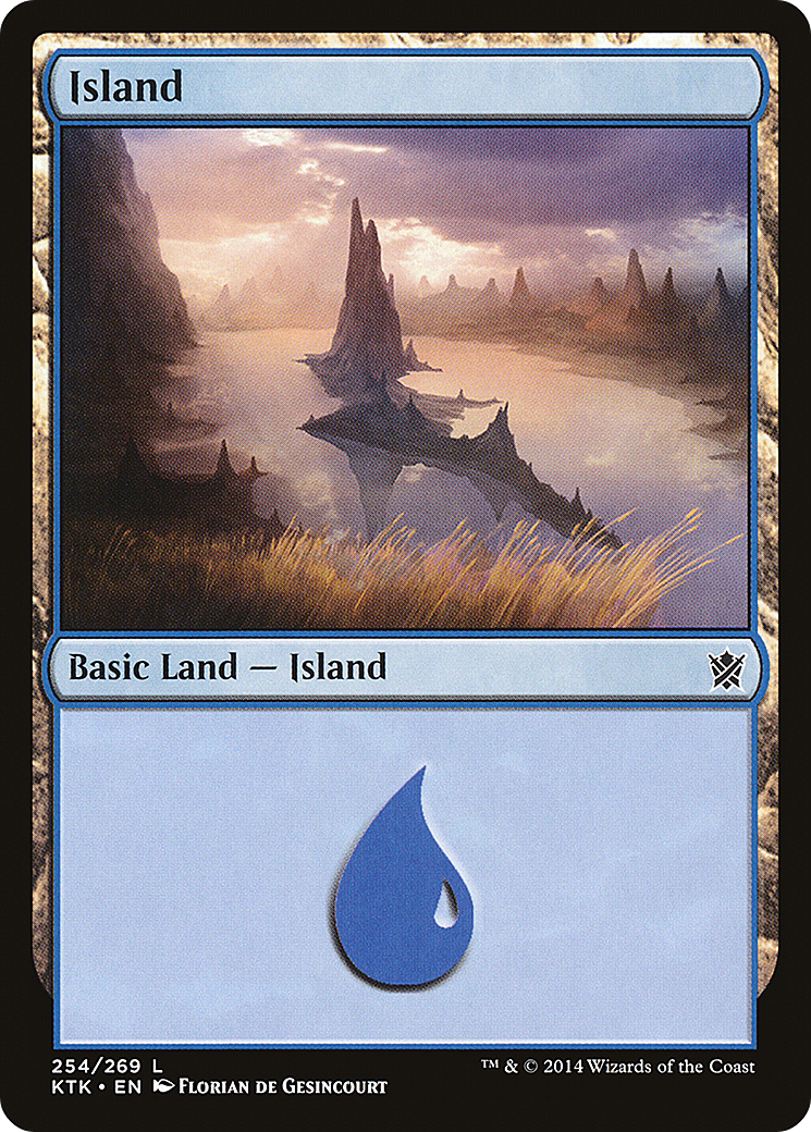Island (254) Foil - Khans of Tarkir
