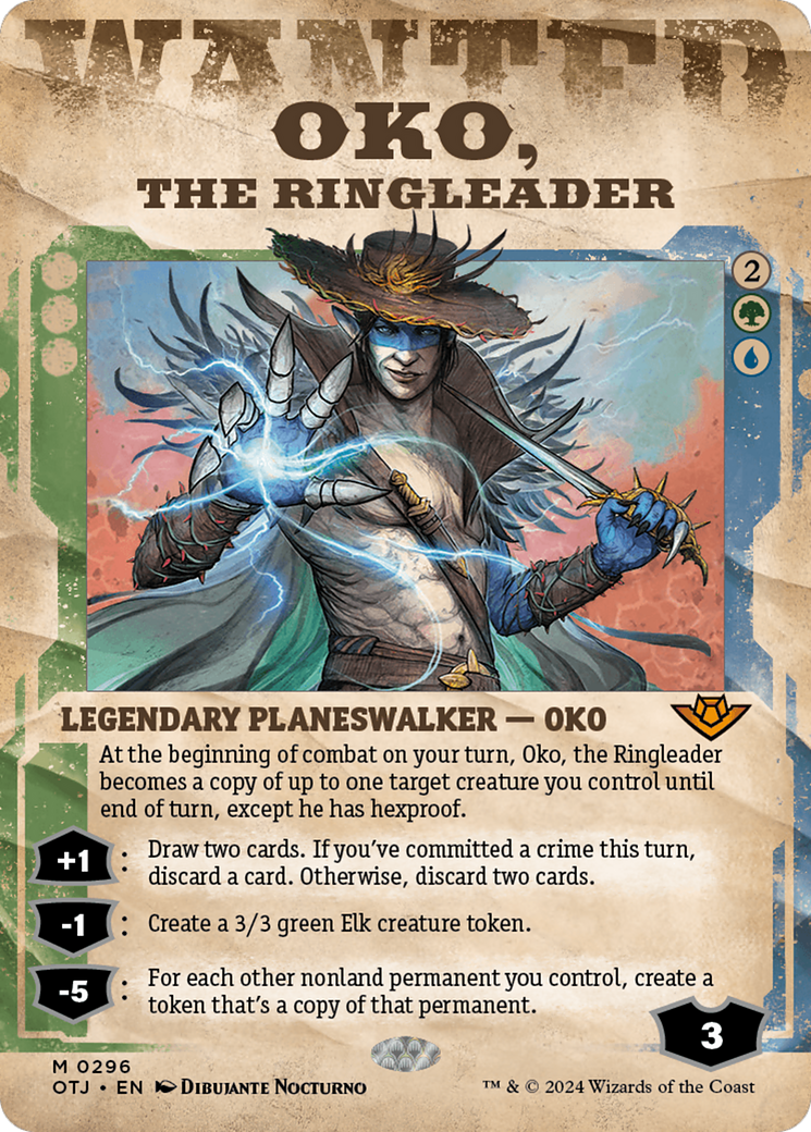 Oko, the Ringleader (Showcase) (296) Foil - Outlaws of Thunder Junction