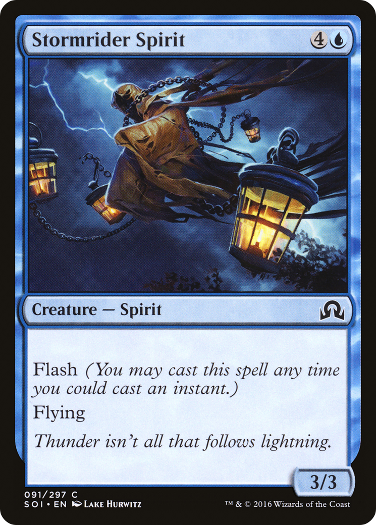 Stormrider Spirit (091) Foil - Shadows over Innistrad