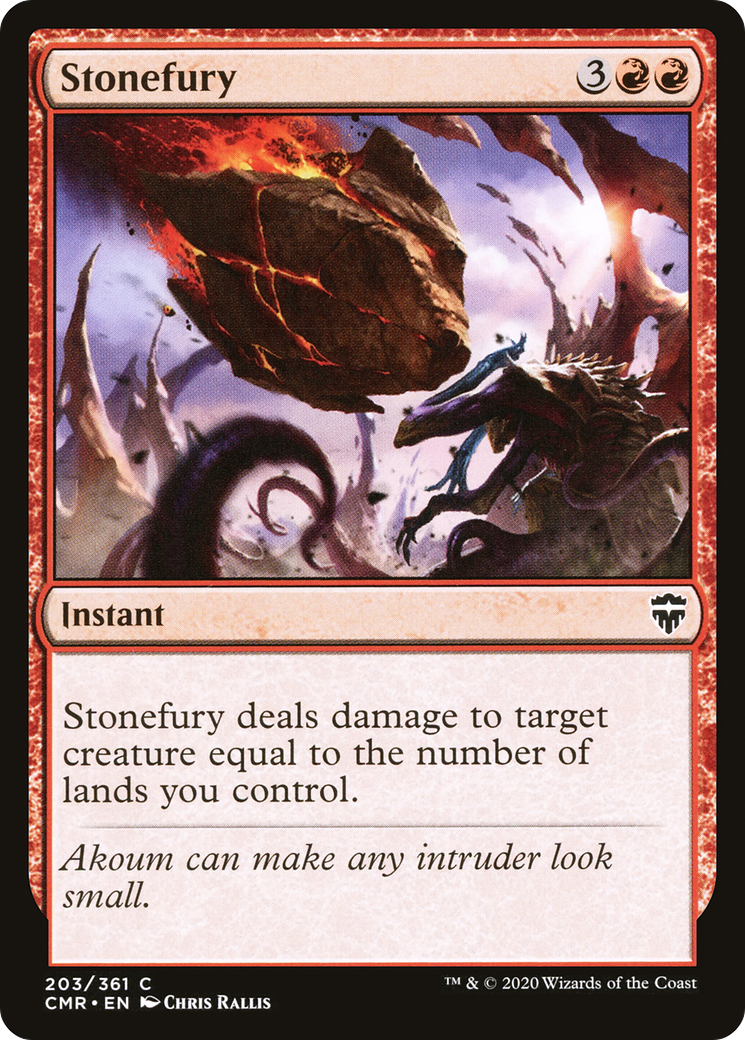 Stonefury (203) Foil - Commander Legends