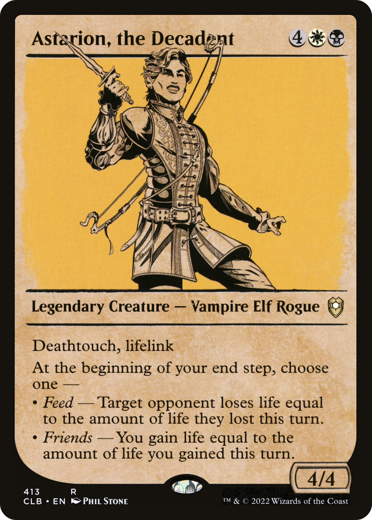 Astarion, the Decadent (Showcase) (413) Foil - Commander Legends: Battle for Baldur's Gate