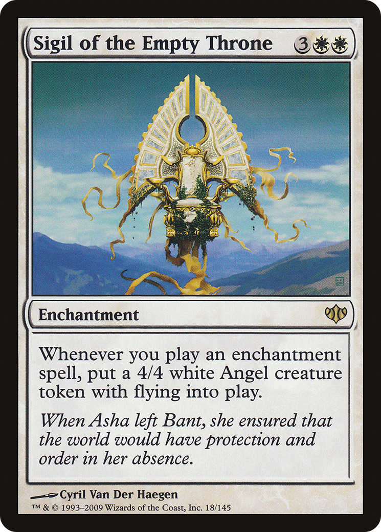 Sigil of the Empty Throne (018) Foil - Conflux