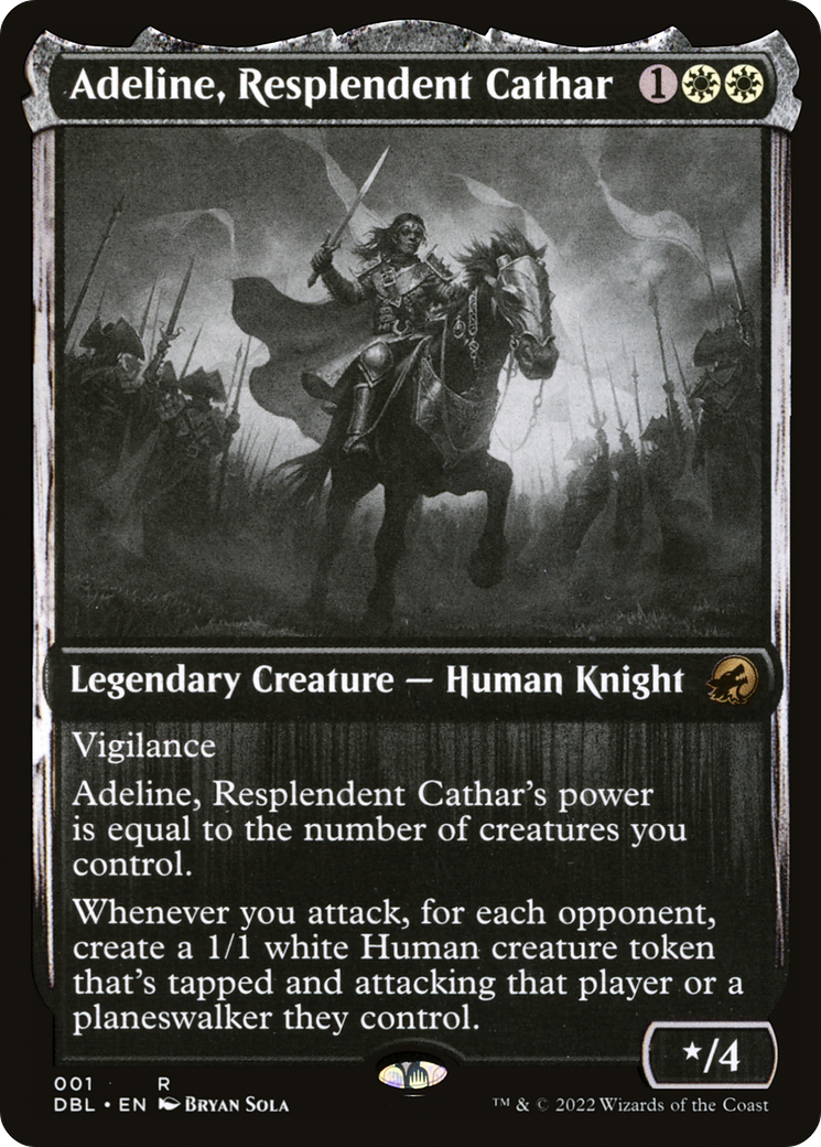 Adeline, Resplendent Cathar (001) - Innistrad: Double Feature