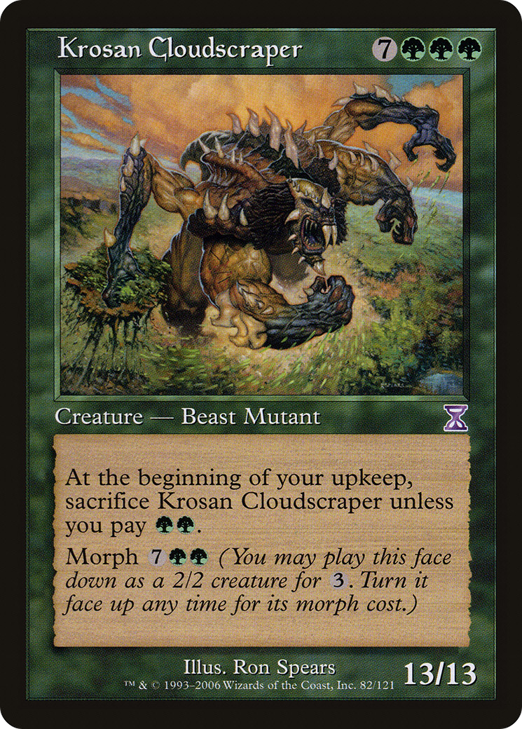 Krosan Cloudscraper (Retro) (082) Foil - Time Spiral Timeshifted