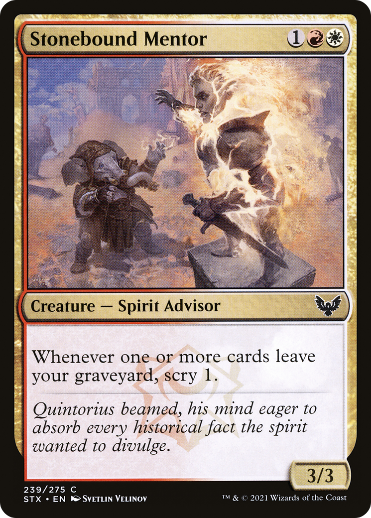 Stonebound Mentor (239) Foil - Strixhaven: School of Mages