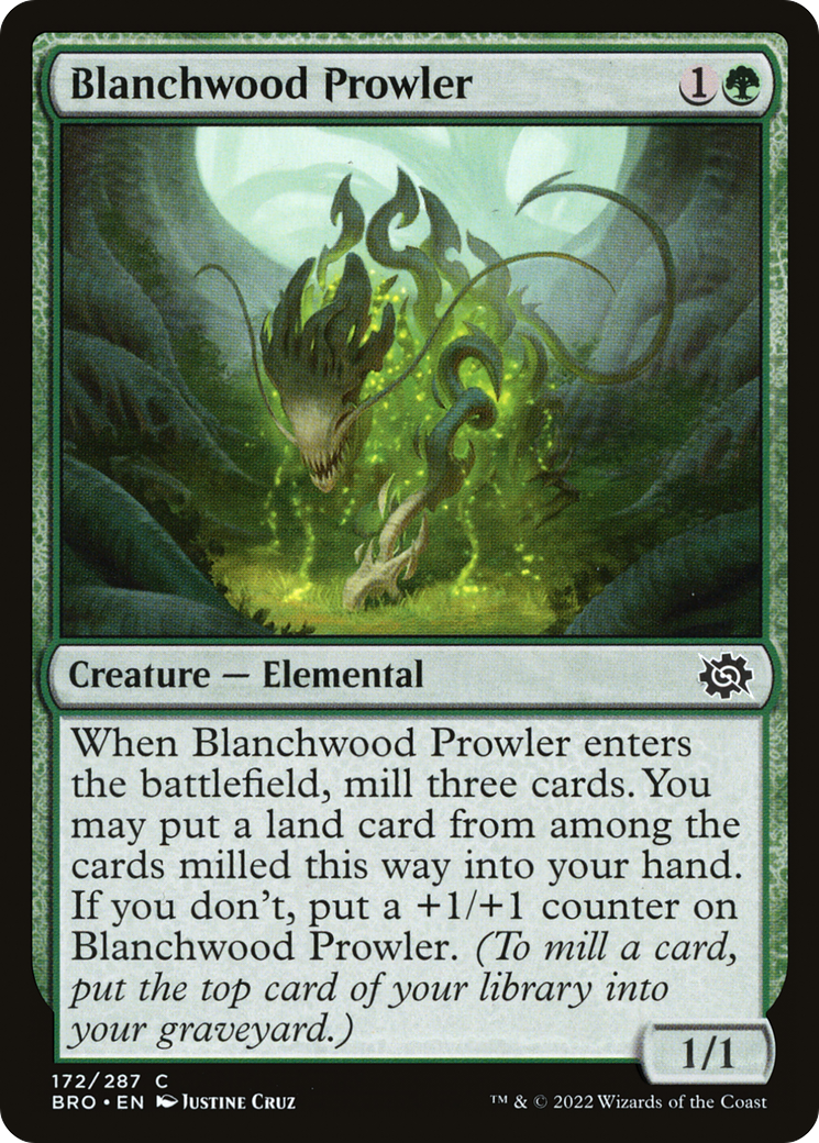 Blanchwood Prowler (172) Foil - The Brothers' War
