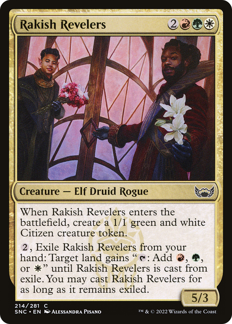 Rakish Revelers (214) Foil - Streets of New Capenna