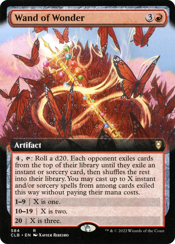 Wand of Wonder (Extended Art) (584) - Commander Legends: Battle for Baldur's Gate