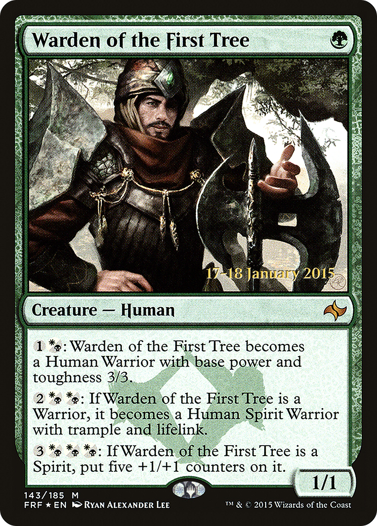 Warden of the First Tree (143) Foil - Fate Reforged Promos