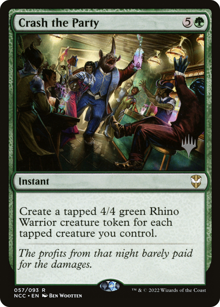 Crash the Party (57p) Foil - New Capenna Commander Promos