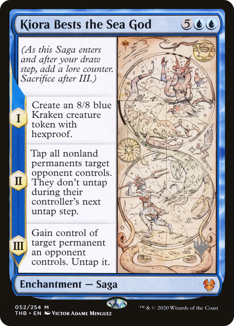 Kiora Bests the Sea God (052) - Theros Beyond Death Promos