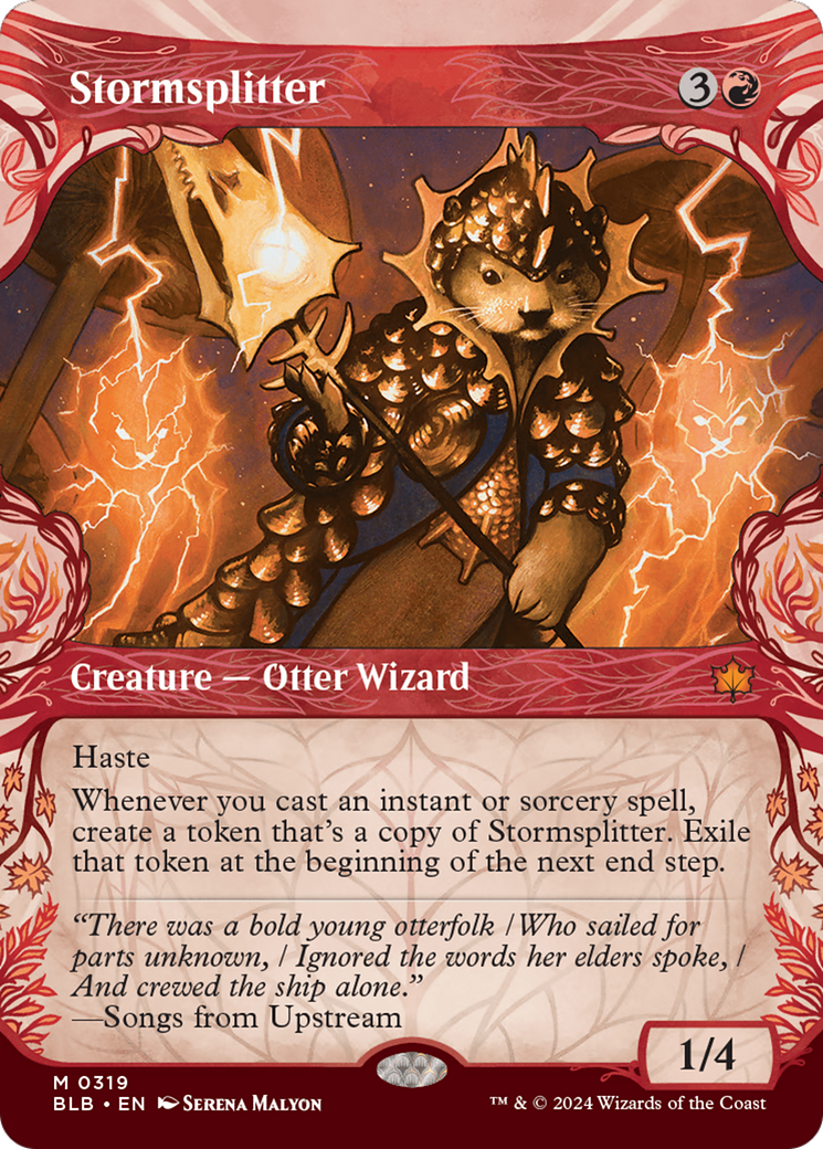 Stormsplitter (Showcase) (319) Foil - Bloomburrow