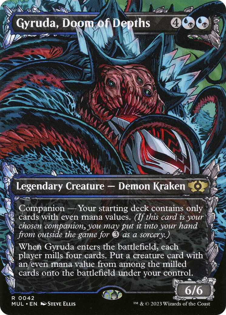 Gyruda, Doom of Depths (Showcase) (042) Foil - Multiverse Legends