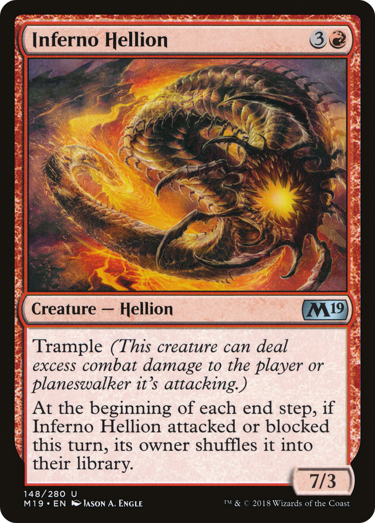 Inferno Hellion (148) Foil - Core Set 2019