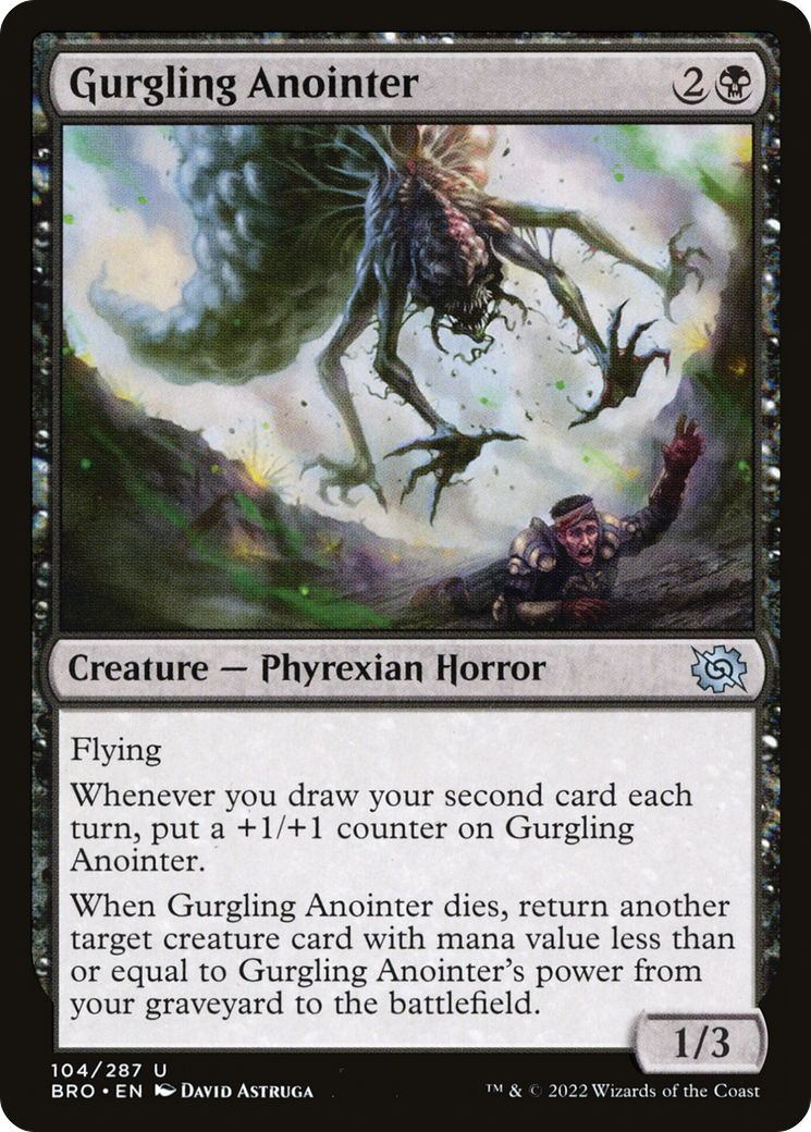 Gurgling Anointer (104) Foil - The Brothers' War