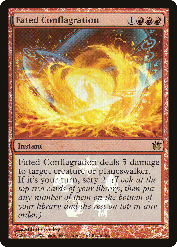 Fated Conflagration (94★) Foil - Born of the Gods Promos