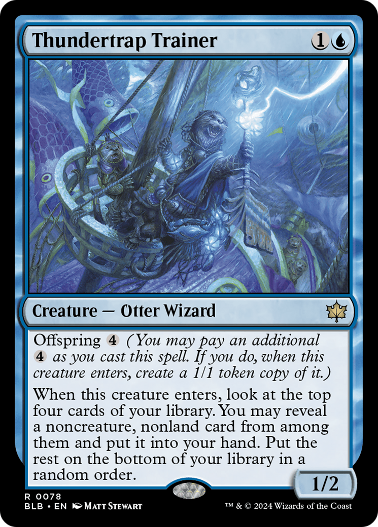 Thundertrap Trainer (078) Foil - Bloomburrow