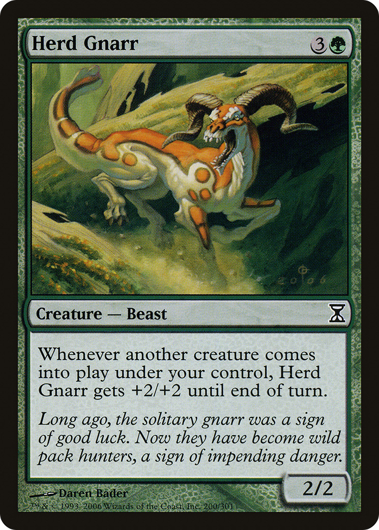 Herd Gnarr (200) - Time Spiral