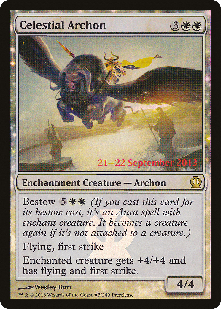 Celestial Archon (03★) Foil - Theros Promos